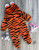 Человечек "Тигрёнок" оранжевый, унисекс 3-6-9 месяцев, фото