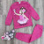 Піжама Supermini "Little Ballerina" малинова , дівчинка 4-5-6 років, фото