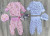 Комплект "Малюк" різні кольори, дівчинка 0-3 місяців, фото