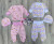 Комплект "Малюкам" різні кольори, дівчинка 0-3 місяців, фото