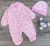 Чоловічок "Ведмедик" рожевий, дівчинка 0-3-6 місяців, фото