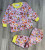 Пижама "Зверята" розовая, девочка 1-2-3-4-5 лет, фото