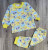 Піжама "Коала" жовта, унісекс 1-2-3-4-5 років, фото