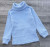 Водолазка "Рубчик " блакитна, хлопчик 6-7-8-9-10 років, фото