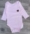 Боді Partner "Рубчик" рожевий, дівчинка 3-6-9-12 місяців, фото