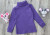Водолазка "Рубчик" фиолетовая, девочка 3-4-5-6-7 лет, фото