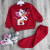 Костю Musti «Mouse» красный, девочка 1-2-3-4 года, фото 1