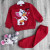 Костю Musti «Mouse» красный, девочка 1-2-3-4 года, фото