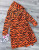Халат «Тигровый» оранжевый, унисекс 4-5-6-7-8-9 лет, фото