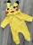 Человечек «Пикачу» жёлтый, унисекс 6-9 месяцев, фото