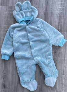 Чоловічок «Ведмедики» блакитний, хлопчик 6-9-12 місяців