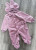 Человечек «Равлики» розовый, девочка 6-9-12 месяцев, фото