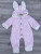 Человечек Murat «Зайчик» розовый, девочка 3-6-9-12 месяцев, фото