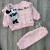 Костюм BabyWood «Minnie Mouse» персиковий, дівчинка 6-9-12-18 місяців, фото