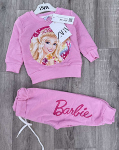 Костюм «Barbie» розовый, девочка 6-9-12-18-24 месяцев