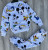 Піжама «Duck & Mickey» сірий, хлопчик 8-9-10-11-12 років, фото