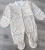 Чоловічок «Ведмедики» бежевий, дівчинка 0-3-6-9 місяців, фото