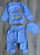 Комплект "Cute elephant" блакитний, хлопчик 0-3 місяців, фото