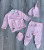 Комплект Findik "Однотонний" персиковий, дівчинка 0-3 місяців, фото