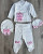 Комплект Findik «Коронка» розовый, девочка 3 месяца, фото