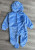 Чоловічок «Однотонний» блакитний, хлопчик 6-9-12 місяців, фото