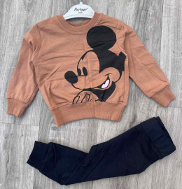 Костюм Partner «Mickey Mouse» коричневий, хлопчик 9-12-18-24 місяців