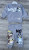 Костюм Bobisko «Bluey» сірий, хлопчик 9-12-18-24 місяців, фото