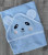 Полотенце Ramel «Мишутка» голубой, мальчик 80*80, фото