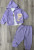 Костюм N-key «Ведмедик» фіолетовий, дівчинка 6-9-12 місяців, фото