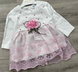 Сукня Kimoki «Квіточка» рожевий, 9-12-18-24 місяців