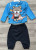 Костюм Crazy Baby «Ведмедик» блакитний, хлопчик 9-12-18 місяців, фото