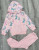 Костюм Bobisko «Зайчики» персиковий, дівчинка 2-3-4-5 років, фото
