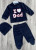 Комплект Minilove "I❤️Dad" темно-синій, хлопчик 0-3-6 місяців, фото