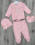 Комплект Minilove «Сердечко» персиковый, девочка 0-3-6 месяцев, фото