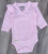 Боді Maibella «Рюші» рожевий, дівчинка 0-3-6-9 місяців, фото
