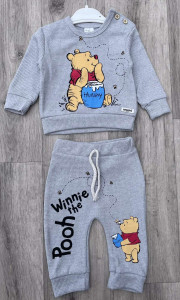 Костюм Woops "Winnie Pooh" сірий, хлопчик 9-12-18-24 місяців