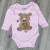 Боді Findik «Ведмедик» рожевий, дівчинка 3-6-9-12-18 місяців, фото
