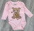 Боді Findik «Ведмедик» персиковий, дівчинка 3-6-9-12-18 місяців, фото