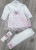 Комплект Findik «Цветок» розовый, девочка 3-6-9 месяцев, фото