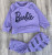 Костюм «Barbie» сиреневый, девочка 9мес-1-2-3 года, фото
