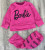Костюм «Barbie» малиновий, дівчинка 9міс-1-2-3 роки, фото