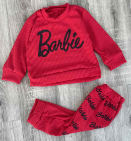 Костюм «Barbie» червоний, дівчинка 9міс-1-2-3 роки