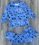 Піжама «Песики» синій, хлопчик 2-3-4-5-6 років, фото