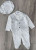 Чоловічок Annora «Ромбік» молочний, хлопчик 0-3-6 місяців, фото