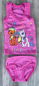 Комплект «Pony» розовый, девочка 1-2-3-4-5 лет