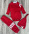 Комплект Murat «Смужки» червоний, хлопчик 3-6-9-12 місяців, фото