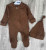 Человечек Murat «Мишка» коричневый, мальчик 3-6-9-12 месяцев, фото