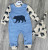 Чоловічок Murat «Ведмідь» блакитний, хлопчик 3-6-9-12 місяців, фото