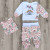 Комплект «Единорожка» розовый, девочка 0-3 месяцев, фото