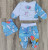 Комплект «Зайчик» блакитний, хлопчик 0-3 місяців, фото